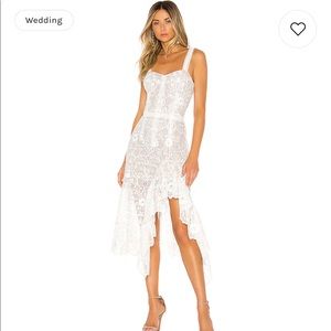 Bronx and Banco Tiffany Blanc Dress in White